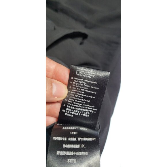 SCOTCH & SODA Maison Black Dress Size 4 Petite The Little Black Dress Midi - Picture 15 of 16